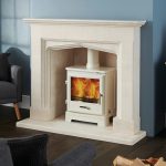 Stoves - The Bassington Eco Baseline in Warm White Enamel