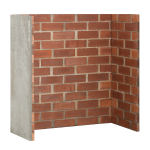 Stove Chambers - Cobbled Red Brick