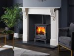 wood burning stove fireplace