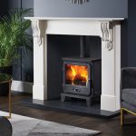 wood burning stove fireplace