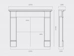Reproduction - The Silsoe 54″ Aegean Limestone - Image 6