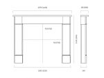 Reproduction - Hersham 54″ & 56″ Carrara Marble - Image 6